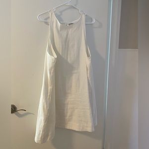 Abercrombie & Fitch Linen Blend Mini Dress with Pockets XL